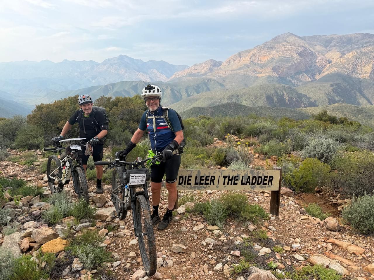 At the top of Die Leer, The Ladder, Freedom Challenge 2026